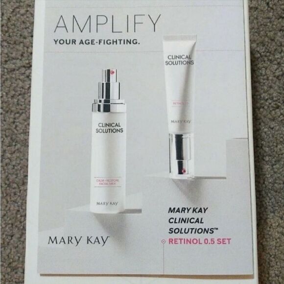 Mary Kay Clinical Solutions Set Retinol .5 and Calm Restore Face Milk New in Box - Picture 1 of 11